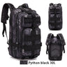 30L Outdoor Military Backpack 600D Nylon Waterproof Tactical Rucksack Sport Travel Camping Hiking Trekking Fishing Hunting Bags