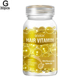 30PCS\1 bottle Soft Smooth Silky Hair Care Capsule Keratin Complex Repair Oil Anti-fruit Essential Oil Burn Damaged Essence