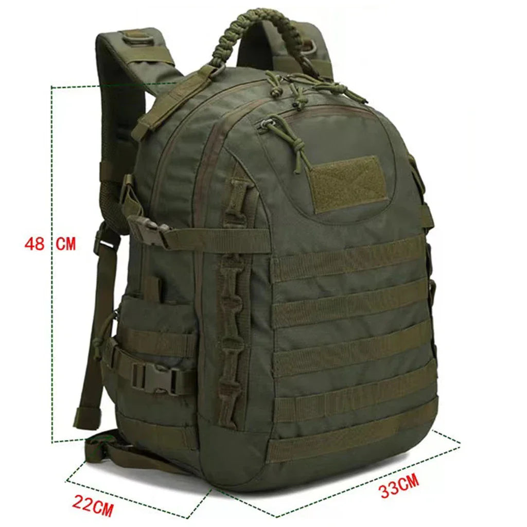 35L Large Capacity Military Backpack Man Camping Backpacks Waterproof Tactical Army Molle Climbing Hiking Bags Outdoor Rucksack