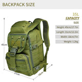 35L Military Tactical Backpack Army Assault Bag Molle System Bag Outdoor Sports Backpack Camping Hiking Backpack Hunting Bags