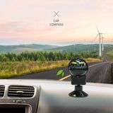 360 Degree Rotation Waterproof Vehicle Navigation Ball Shaped Car Compass with Suction Cup