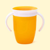 360 Degrees Can Be Rotated Baby Learning Drinking Cup With Double Handle Flip lid Leakproof Magic Cup Infants Water Cups Bottle