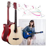 38 Inch Classical Guitar with Starter Kit Gig Bag Acoustic Guitar Wooden Guitar Music Instrument for Adults Teens Beginners