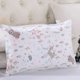 38x58CM Cartoon Boys Girls Pillow Case 100% Cotton Side Zipper Baby Pillowcase Four Seasons Children's Pillow Dust Cover