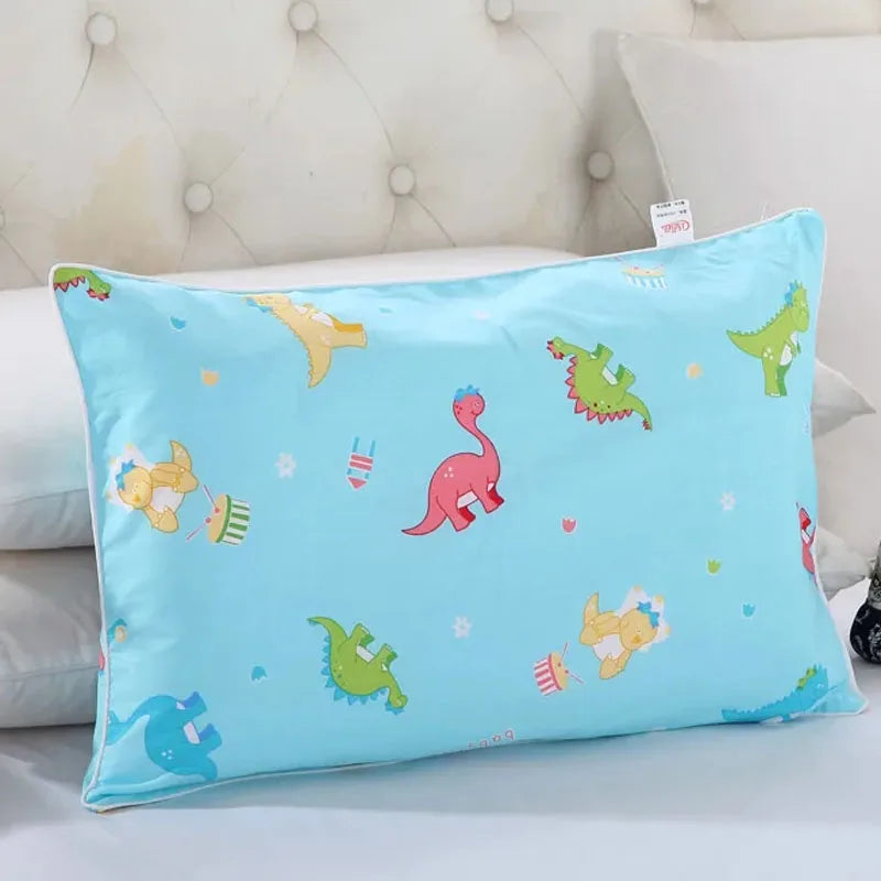 38x58CM Cartoon Boys Girls Pillow Case 100% Cotton Side Zipper Baby Pillowcase Four Seasons Children's Pillow Dust Cover