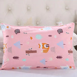 38x58CM Cartoon Boys Girls Pillow Case 100% Cotton Side Zipper Baby Pillowcase Four Seasons Children's Pillow Dust Cover