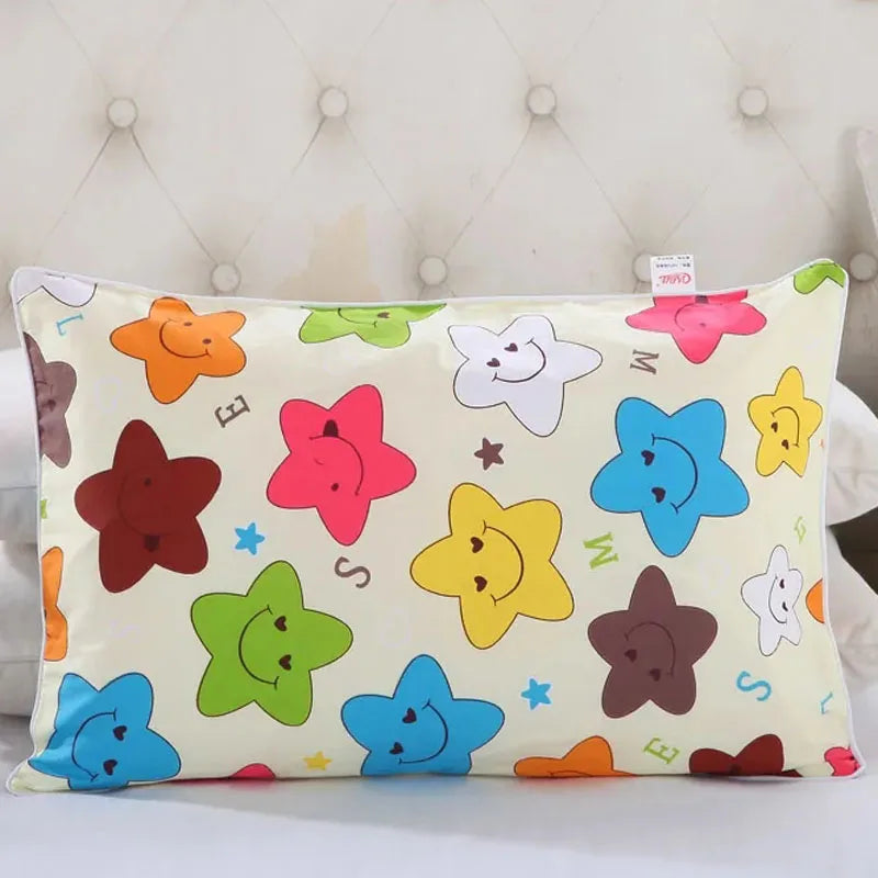 38x58CM Cartoon Boys Girls Pillow Case 100% Cotton Side Zipper Baby Pillowcase Four Seasons Children's Pillow Dust Cover