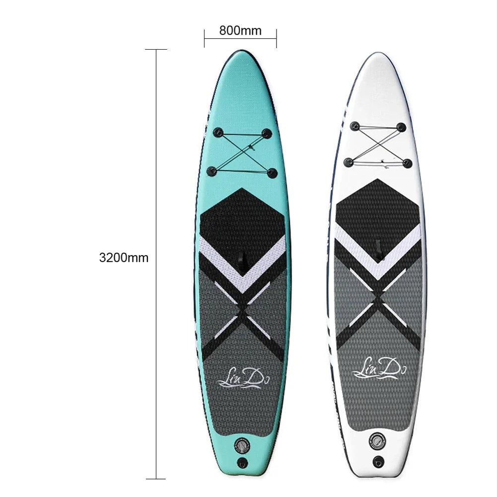 396LBS 320cm Inflatable Surfboard SUP Paddle Board Surfing Fishing Accessories SUPs Inflatable Stand Up Paddle Board Set