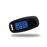 3D Pedometer for Walking, Simple Walking Step Counter USB Rechargeable Step Tracker with Backlight, Accurate Step Counter