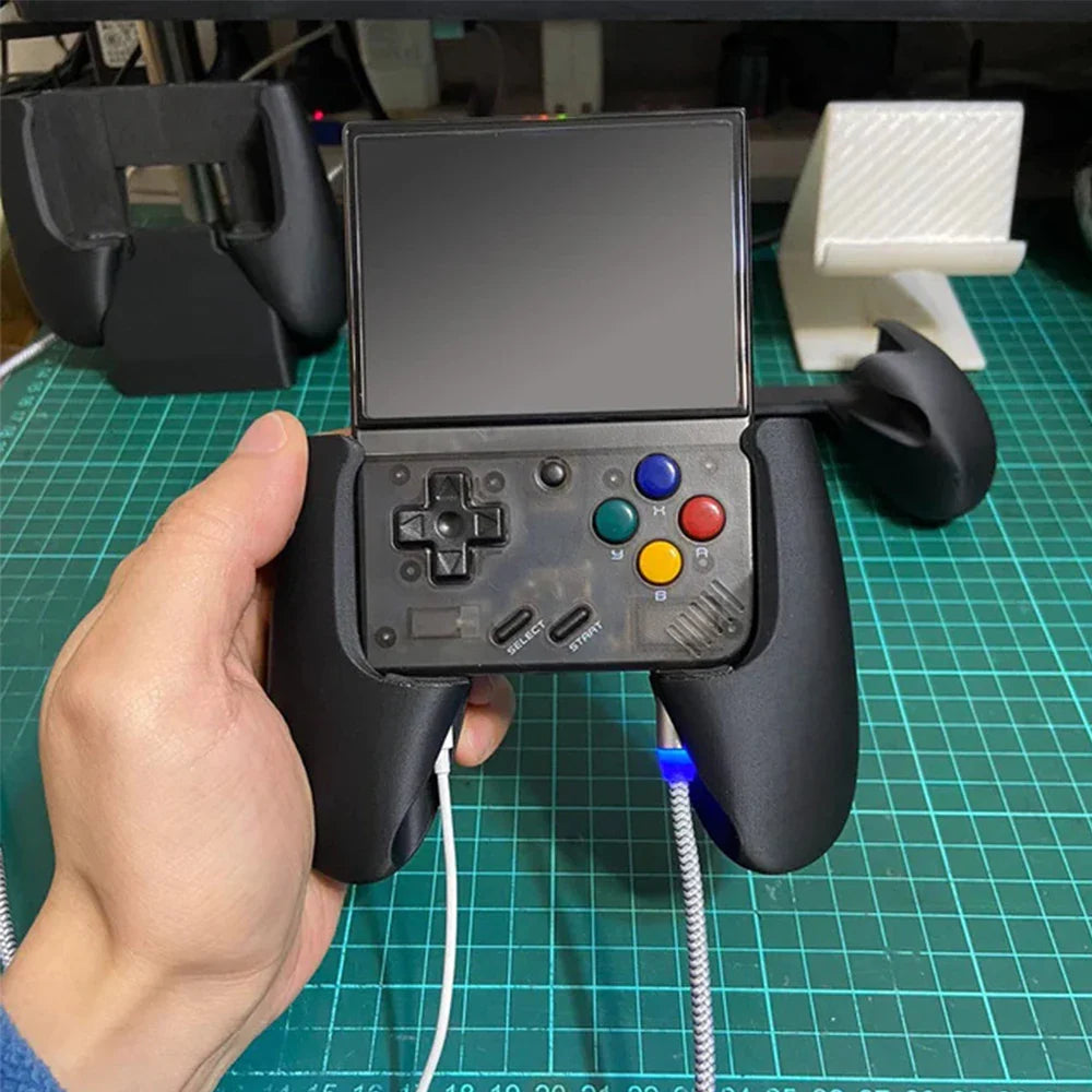 3D Printed Grip Handle For Miyoo Mini Plus Game Console Miyoomini+ Controller Accessories