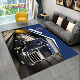 3D Top Class Truck S-Scania Cartoon Area Rug,Carpet Rug for Living Room Bedroom Sofa Doormat Decoration,Child Non-slip Floor Mat