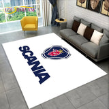 3D Top Class Truck S-Scania Cartoon Area Rug,Carpet Rug for Living Room Bedroom Sofa Doormat Decoration,Child Non-slip Floor Mat