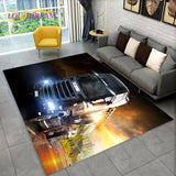 3D Top Class Truck S-Scania Cartoon Area Rug,Carpet Rug for Living Room Bedroom Sofa Doormat Decoration,Child Non-slip Floor Mat