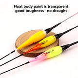 3PCS Luminous Fishing Floats+3 CR425+3 Float Tubes+1 Bag Hooks Night Nano Buoy Electric Boya Fresh Water Fishing Tool Accessorie