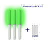 3PCS Luminous Fishing Light Glow Stick+3 CR322 Electric Glow Stick Ocean Fishing Electric Rod Light Stick Fishing Tools Tackle