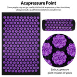 3PCS Massage Cushion Yoga Acupressure Mat Acupuncture Massage Mat Relieve Stree Back Body Pain Spike Mat Foot Massager Shakti