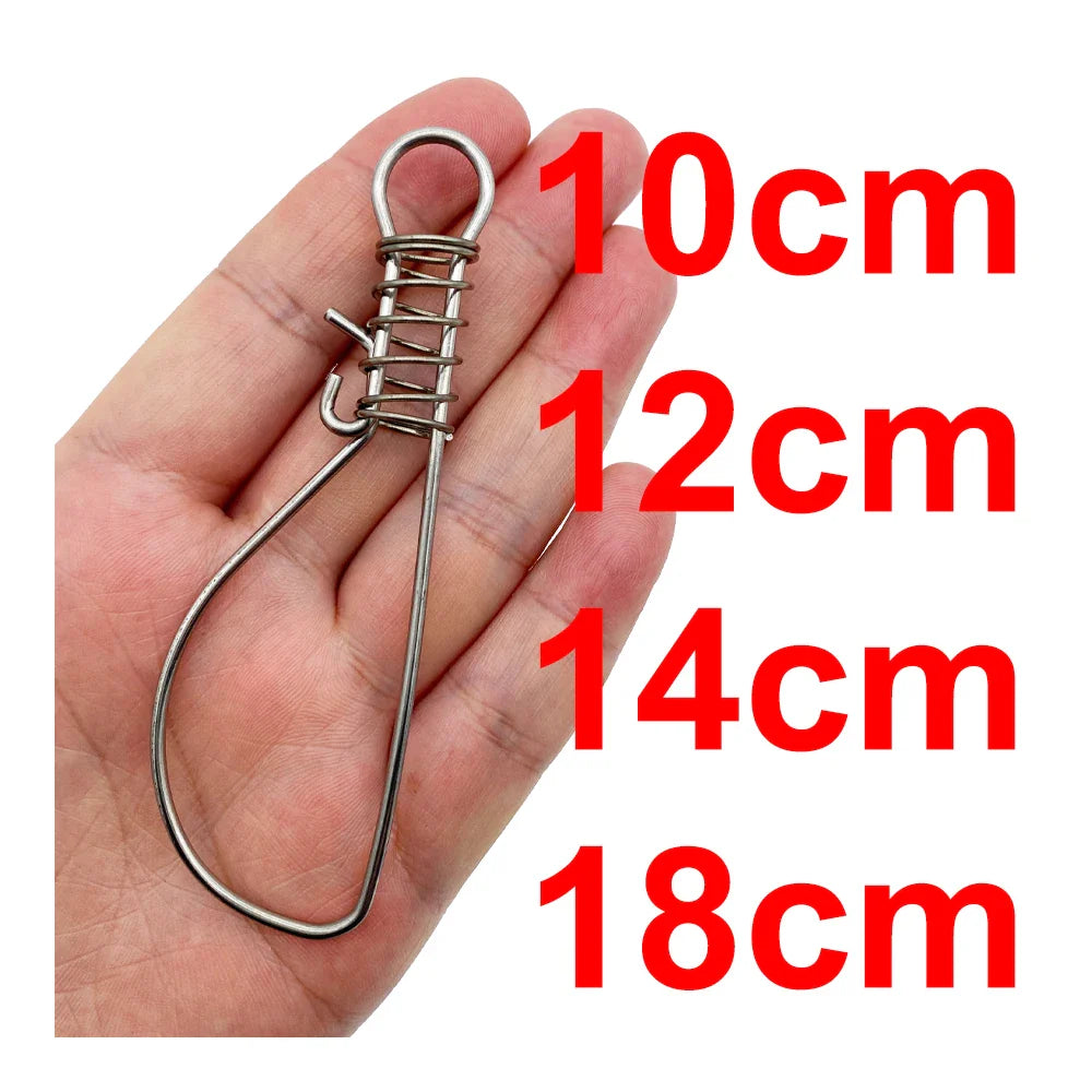 3Pcs Fishing Stringer Fishing Tackle For Accessories High Quality Fishing Lock Buckle Stainless Steel Live Fish Lock Belt Hot