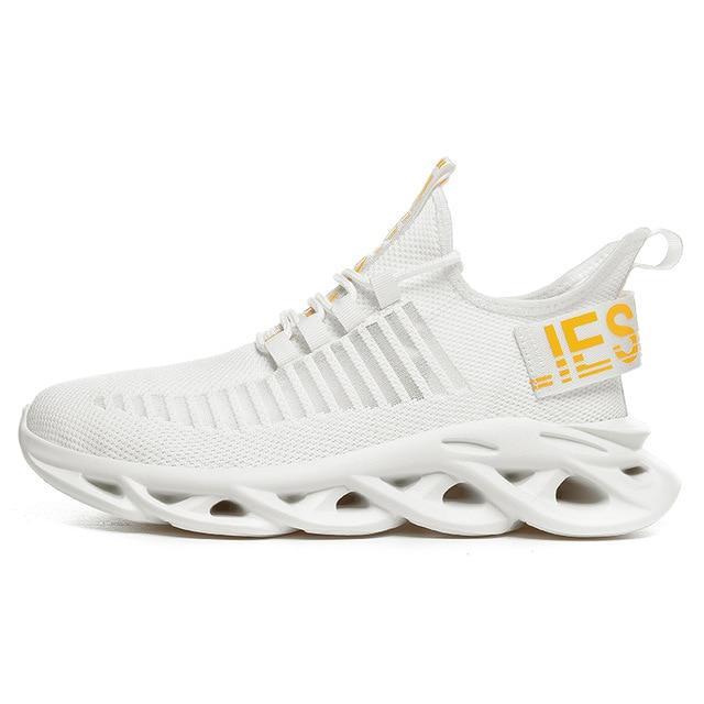 Men's White Foot Pace Sneaker