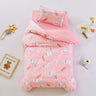 3pcs Baby Bedding Set For Baby Kindergarten Crib Bed Linen Kit Quilt Duvet Cover Pillowcase Mattress Sheet Bedspread  CP12