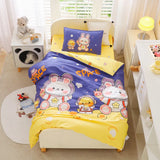 3pcs Baby Bedding Set For Baby Kindergarten Crib Bed Linen Kit Quilt Duvet Cover Pillowcase Mattress Sheet Bedspread  CP12