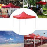 3x3M Outdoor Rainproof Sunscreen Tent Canopy Top Replacement Tent Patio Garden Gazebo Top Sun Shade Cover Outdoor Camp