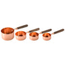 4/8Pcs Kitchen Baking Tools Bakeware Measuring Tools & Scales Set Stainless Steel Measuring Cups and Spoons With Wooden Handle