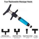 4 Heads Adjustable Intensity Correction Gun Activator Therapy Chiropractic Adjusting Instrument Fascia Massage Gun Health Care