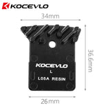 4 Pair Kocevlo  L05A L03A Disc Brake Pads Resin ICE resin Road bicycle FOR SHIMANO Caliper R7070 R8070 9170  RS805