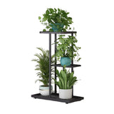 4 Tier 5 Potted Plant Stand Metal Flower Pot Holder Storage Rack Flower Display Stand for Indoor Garden Decor  Flowerpot Shelf