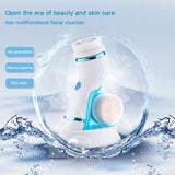 4 in 1 Electric Wash Brushes Facial Cleansing Toothbrush Sonic for Face Exfoliating Washing Brush Cleanser Beauty Skin Care Tool