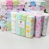 4 pieces flannel baby blanket swaddle set 76*76cm cotton cartoon soft and comfortable children's blanket newborn quilt