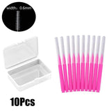 40/10Pcs Mini Eyebrow Brushes Brow Lift Tool Brow Perm Brush Eyelash Cromb for Lash Extension Accessories Beauty Makeup Tools