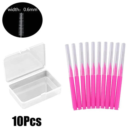 40/10Pcs Mini Eyebrow Brushes Brow Lift Tool Brow Perm Brush Eyelash Cromb for Lash Extension Accessories Beauty Makeup Tools