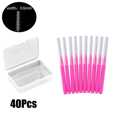 40/10Pcs Mini Eyebrow Brushes Brow Lift Tool Brow Perm Brush Eyelash Cromb for Lash Extension Accessories Beauty Makeup Tools