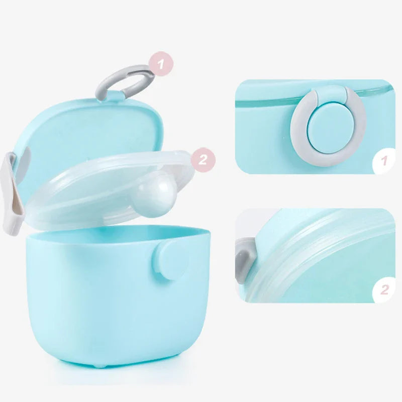 400/500ML Baby Food Storage Box Infant Milk Powder Box Toddler Snacks Milk Powder Container BPA Free Baby Formula Dispenser Case