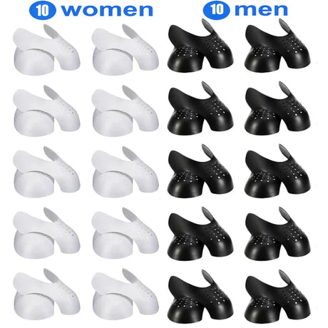 40Pcs Shoe Anti Crease Protectors for Sneakers Bending Crak Toe Cap Support Guards Ball Shoes Anti-Fold Protection Stretcher