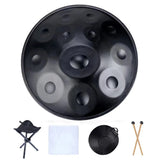 440 HZ 432 HZ Handpan 22 Inch 9 10 12 14 Notes Glucophone Steel Tongue Drum Music Drum Ethereal Drum Percussion Instrument