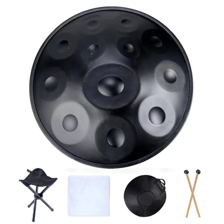 440 HZ 432 HZ Handpan 22 Inch 9 10 12 14 Notes Glucophone Steel Tongue Drum Music Drum Ethereal Drum Percussion Instrument