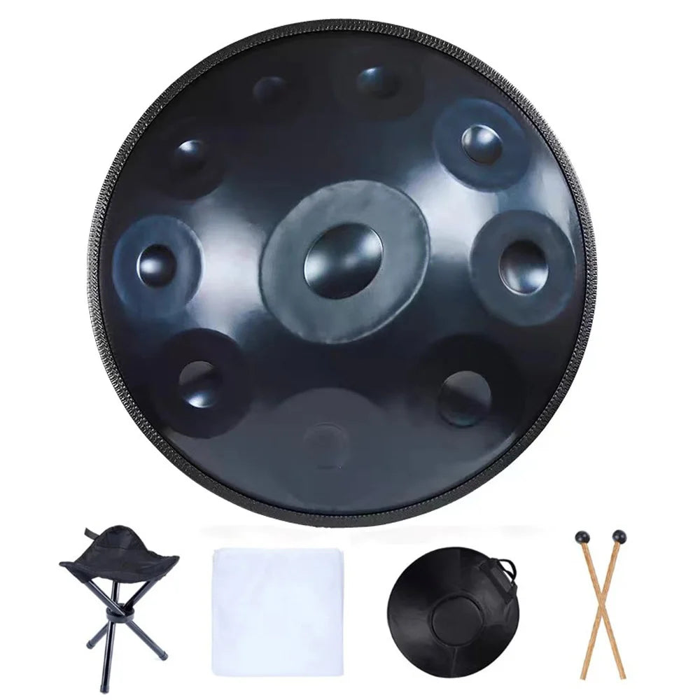 440 HZ 432 HZ Handpan 22 Inch 9 10 12 14 Notes Glucophone Steel Tongue Drum Music Drum Ethereal Drum Percussion Instrument