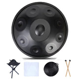 440 HZ 432 HZ Handpan 22 Inch 9 10 12 14 Notes Glucophone Steel Tongue Drum Music Drum Ethereal Drum Percussion Instrument