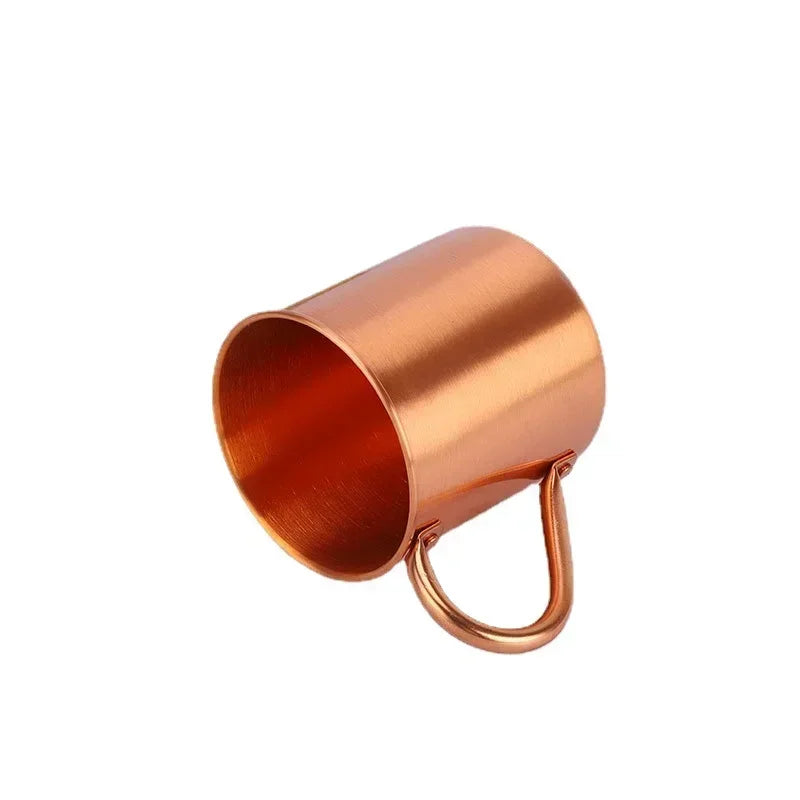 450ML 16oz Pure Copper Mug  Durable Coppery Beer Mugs Coffee Mug Milk Cup Copper Cocktail Whiskey Glass Drinkware