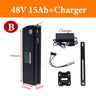 48V 10Ah 15Ah 20Ah For Silverfish Electric Bike Battery 800W 500W 21700 Lithium ion E-bike Bicycle Battery Pack with Charger