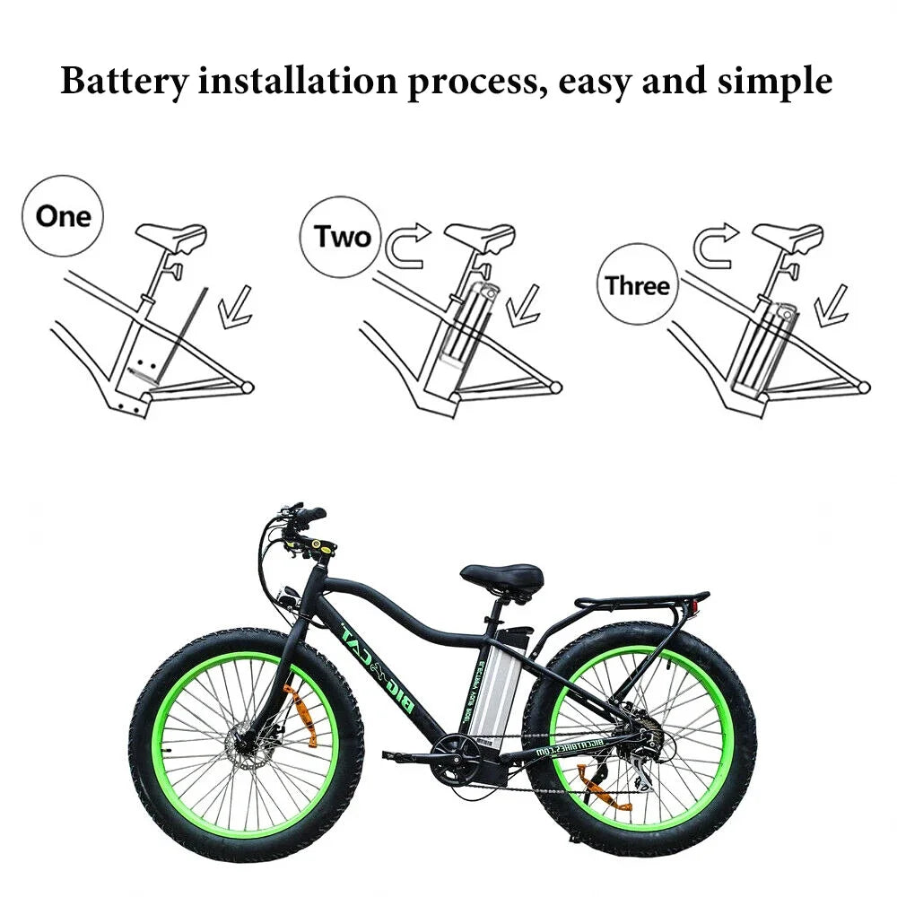 48V 10Ah 15Ah 20Ah For Silverfish Electric Bike Battery 800W 500W 21700 Lithium ion E-bike Bicycle Battery Pack with Charger