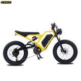 48V 750W 1500W AKEZ Aluminum Frame Electric Bicycle Retro Motorcycle E Bike Hydraulic Brake High Performance Electric Motorcycle