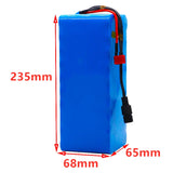 48v Lithium ion Battery 48V 20Ah 1000W 13S3P Li-ion Battery Pack For 54.6v E-bike Electric Bicycle Scooter With BMS + 2A Charger