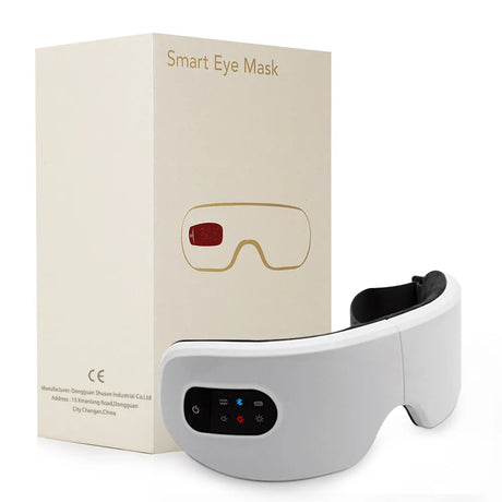 4D Smart Eye Massager Wireless Vibration Eye Care Instrument Hot Compress Bluetooth Eye Massage Glasses Fatigue Pouch Wrinkle