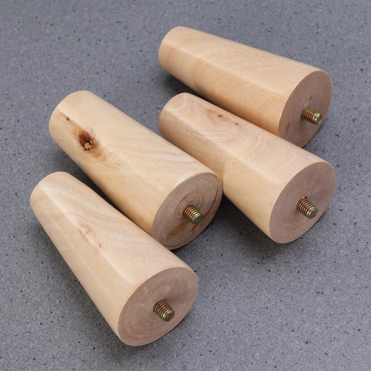 4PCS Solid Wood Sofa Support Foot Cabinet Wooden Leg Furniture Accessories