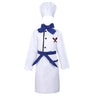 4Pcs Chef Costume Kids Kitchen Uniform Set Long Sleeve Cooking Tops with Scarf Apron and Hat Children Cosplay Chefs Cook Clothes