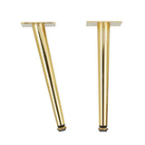 4Pcs Furniture Legs Gold Black Adjustable Tapered Metal Feet for Table Sofa Cupboard Cabinet Stool Chair Feet Accessories