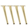 4Pcs Furniture Legs Gold Black Adjustable Tapered Metal Feet for Table Sofa Cupboard Cabinet Stool Chair Feet Accessories